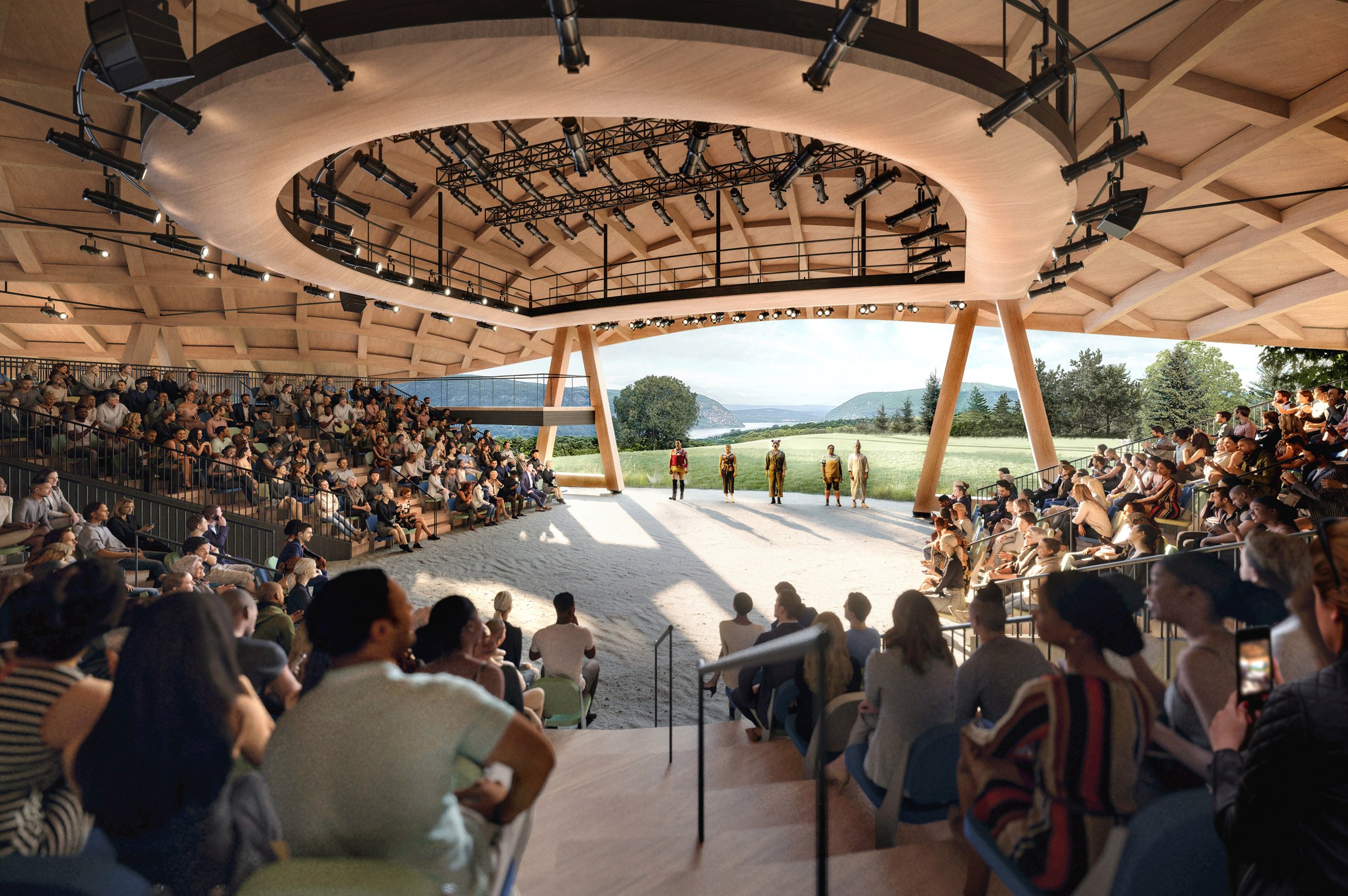studio gang theatre open air