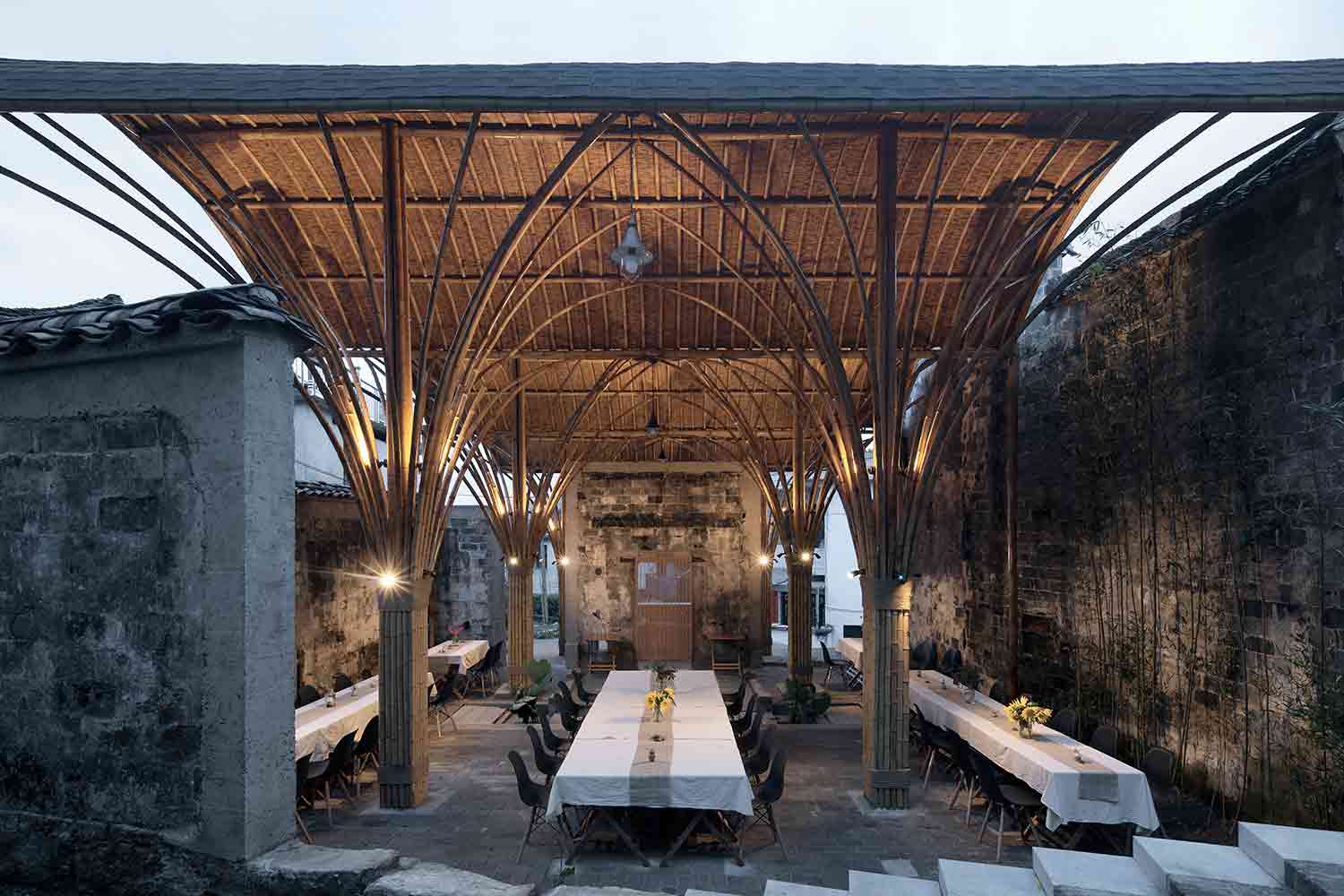 Village Lounge of Shangcun by SUP Atelier of THAD