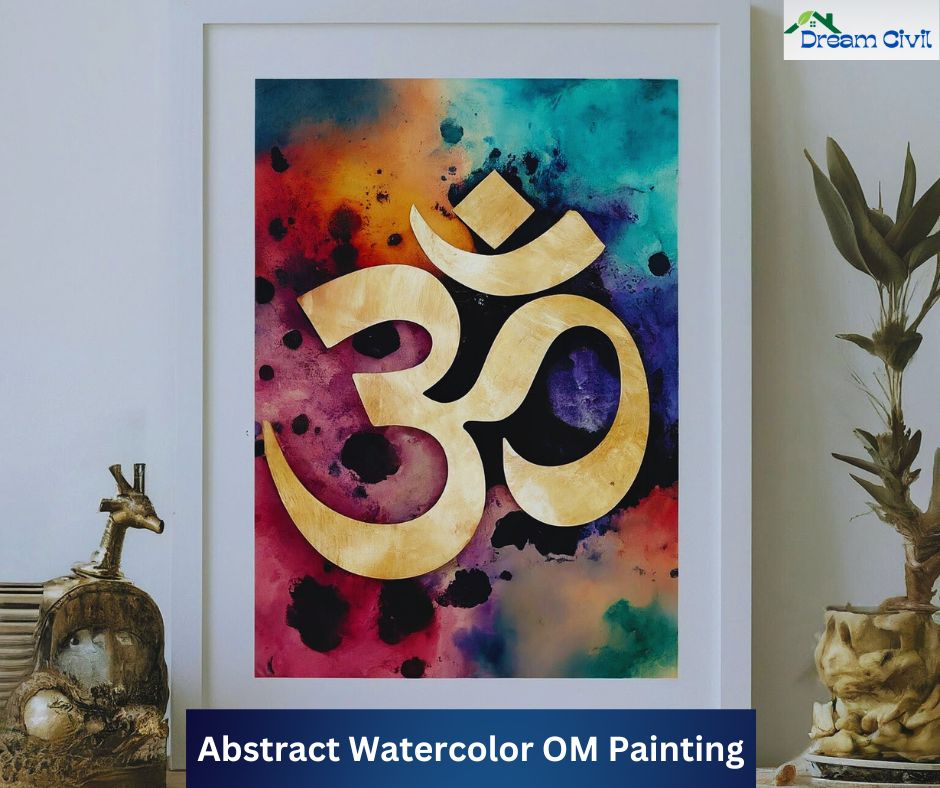 Abstract Watercolor OM Painting