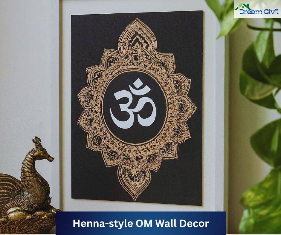 Henna-style OM Wall Decor