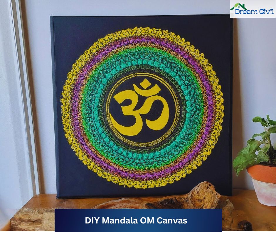 DIY Mandala OM Canvas