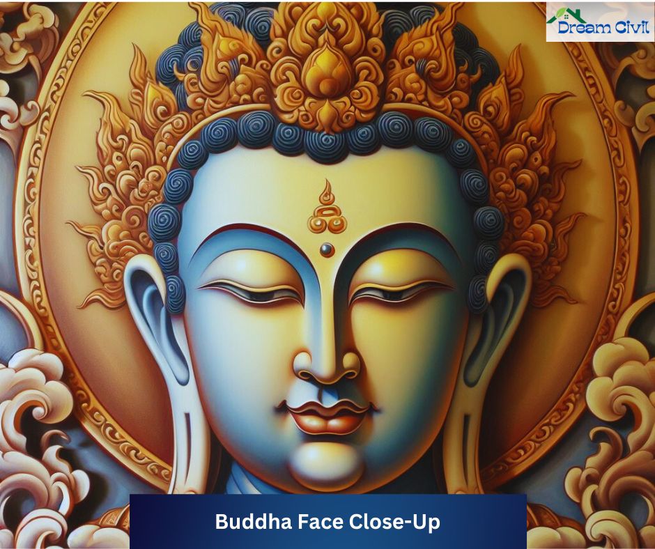 Buddha Face Close-Up