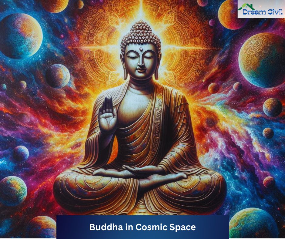 Buddha in Cosmic Space