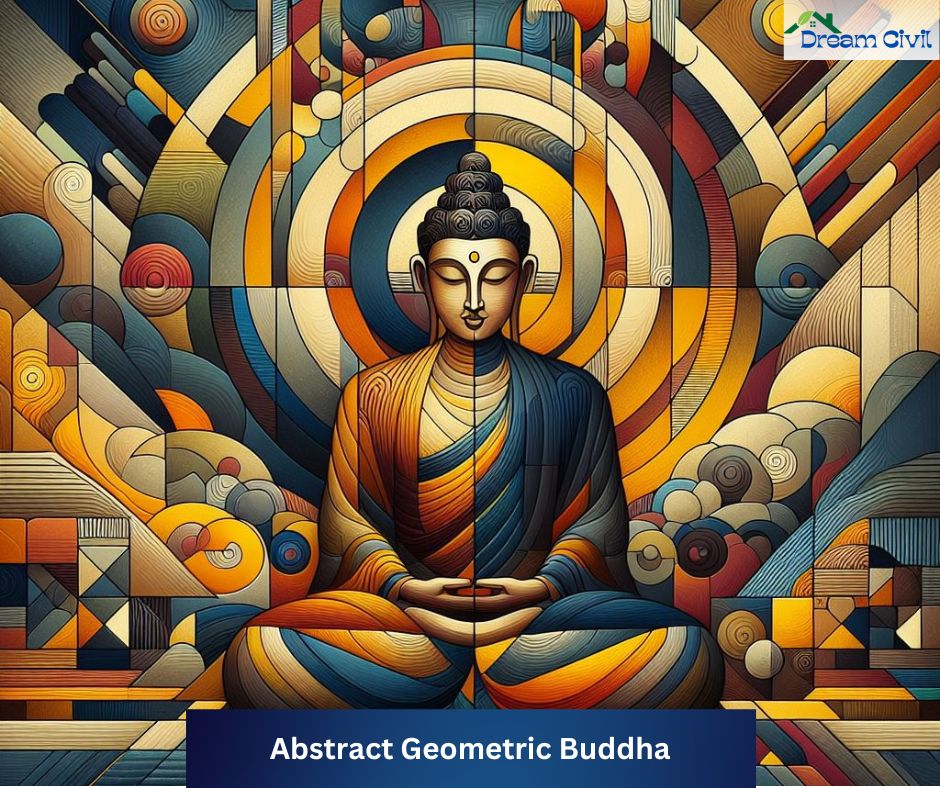 Abstract Geometric Buddha
