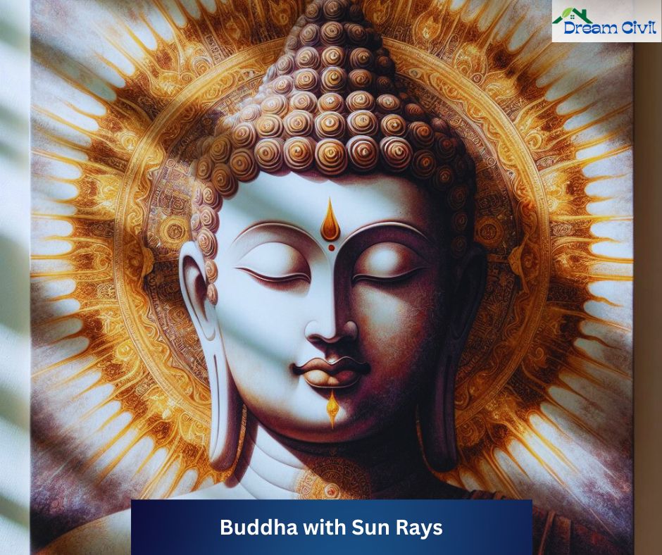 Buddha with Sun Rays
