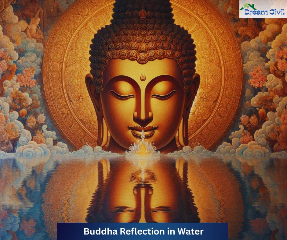Buddha Reflection in Water