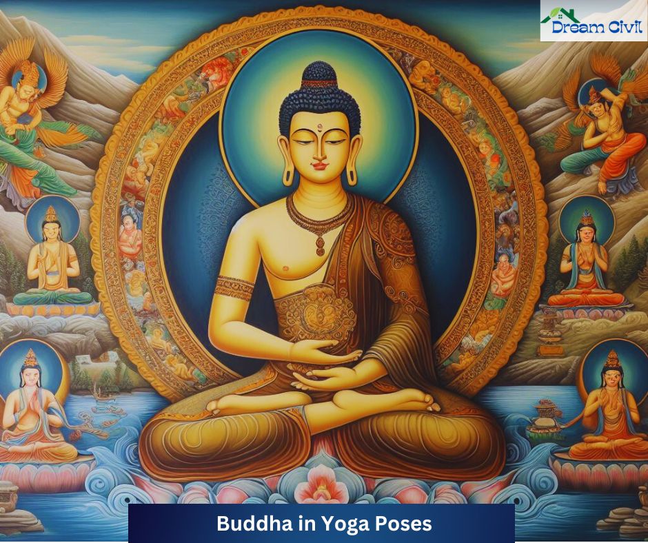 Buddha in Yoga Poses