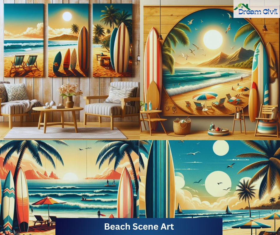 Beach Scene Art
