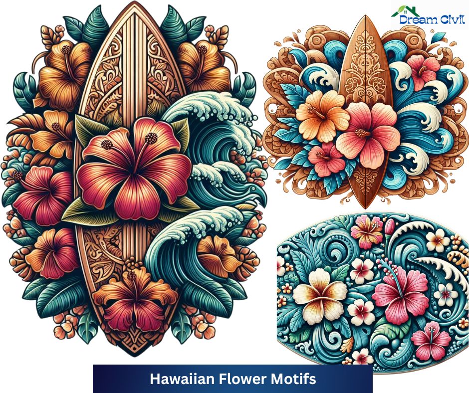 Hawaiian Flower Motifs