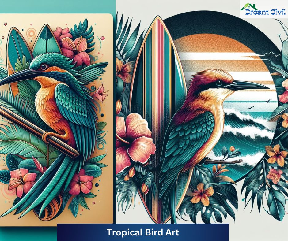Tropical Bird Art