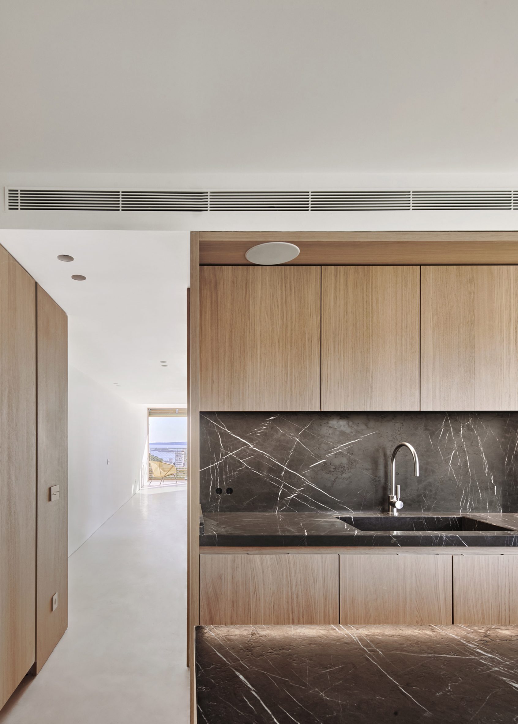 Living spaces designed by OHLAB in Spanish apartment complex