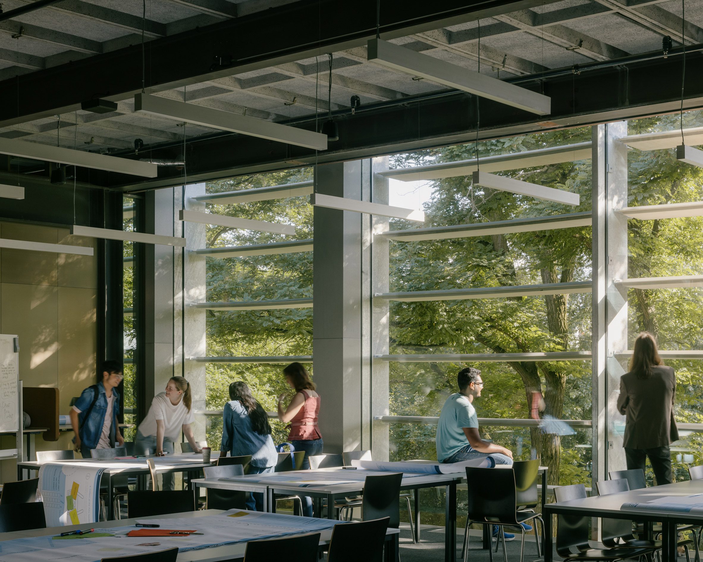 Workspaces at Dutch university designed by Civic architects and VDNDP