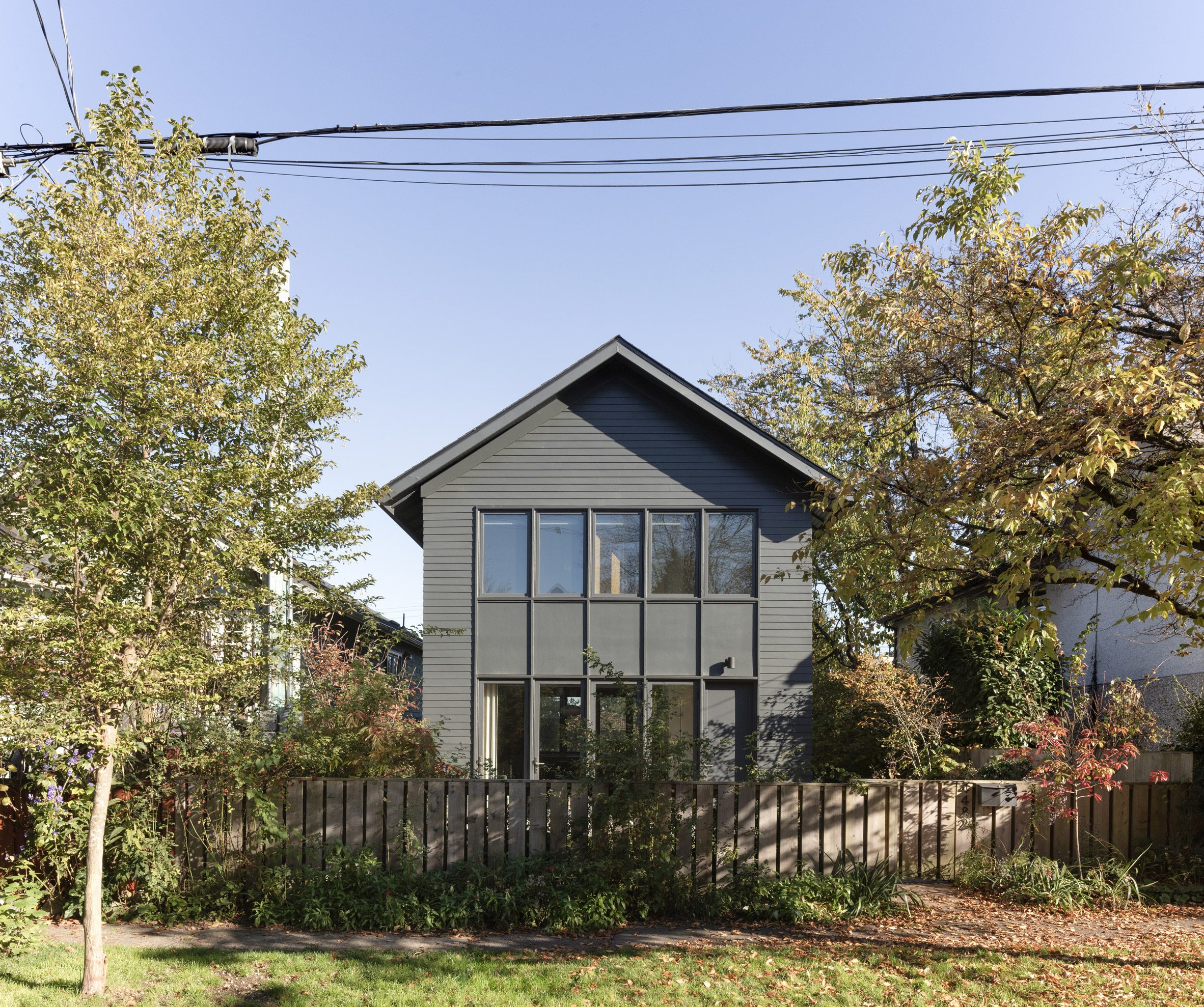 Gabled renovated house