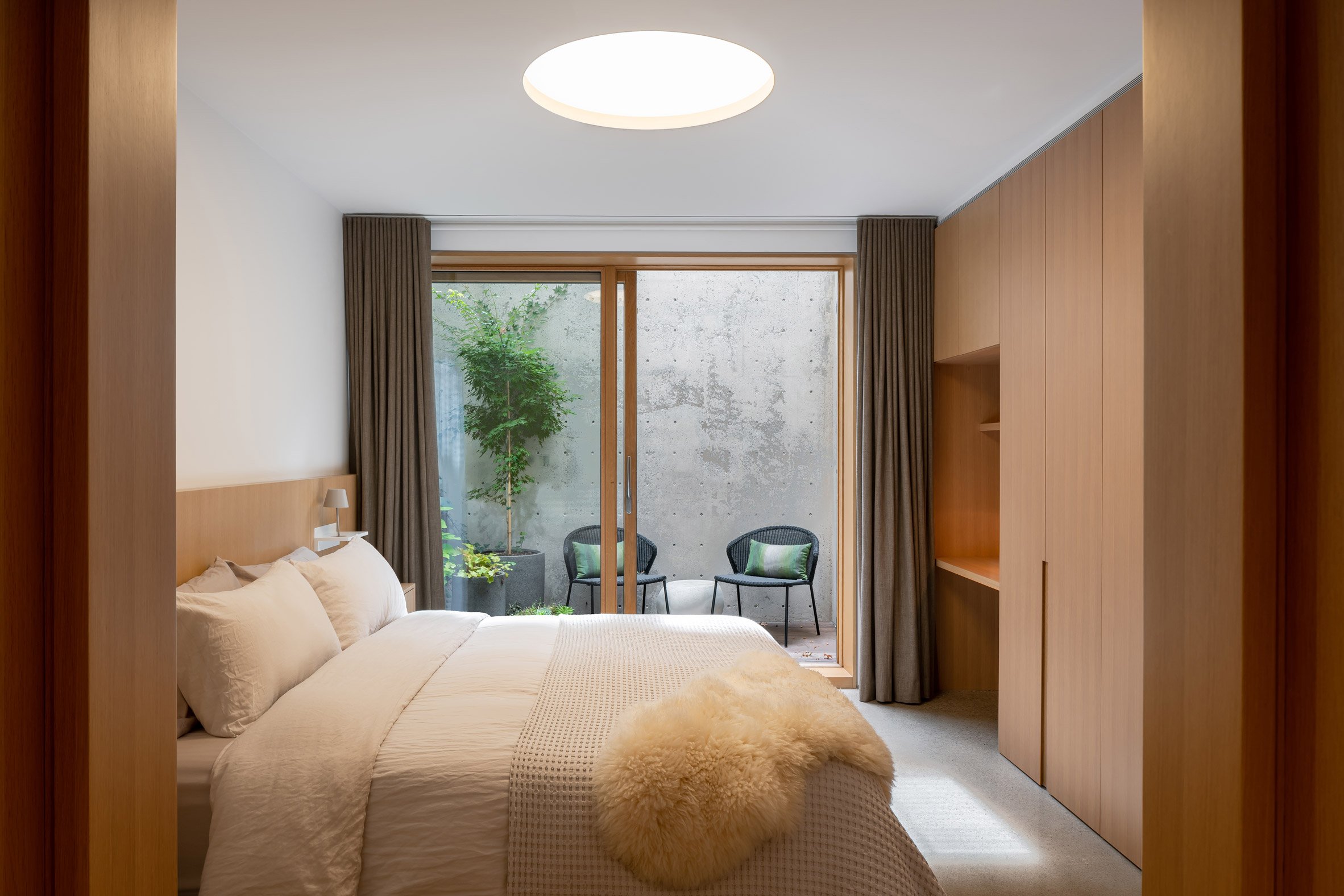 Basement bedroom