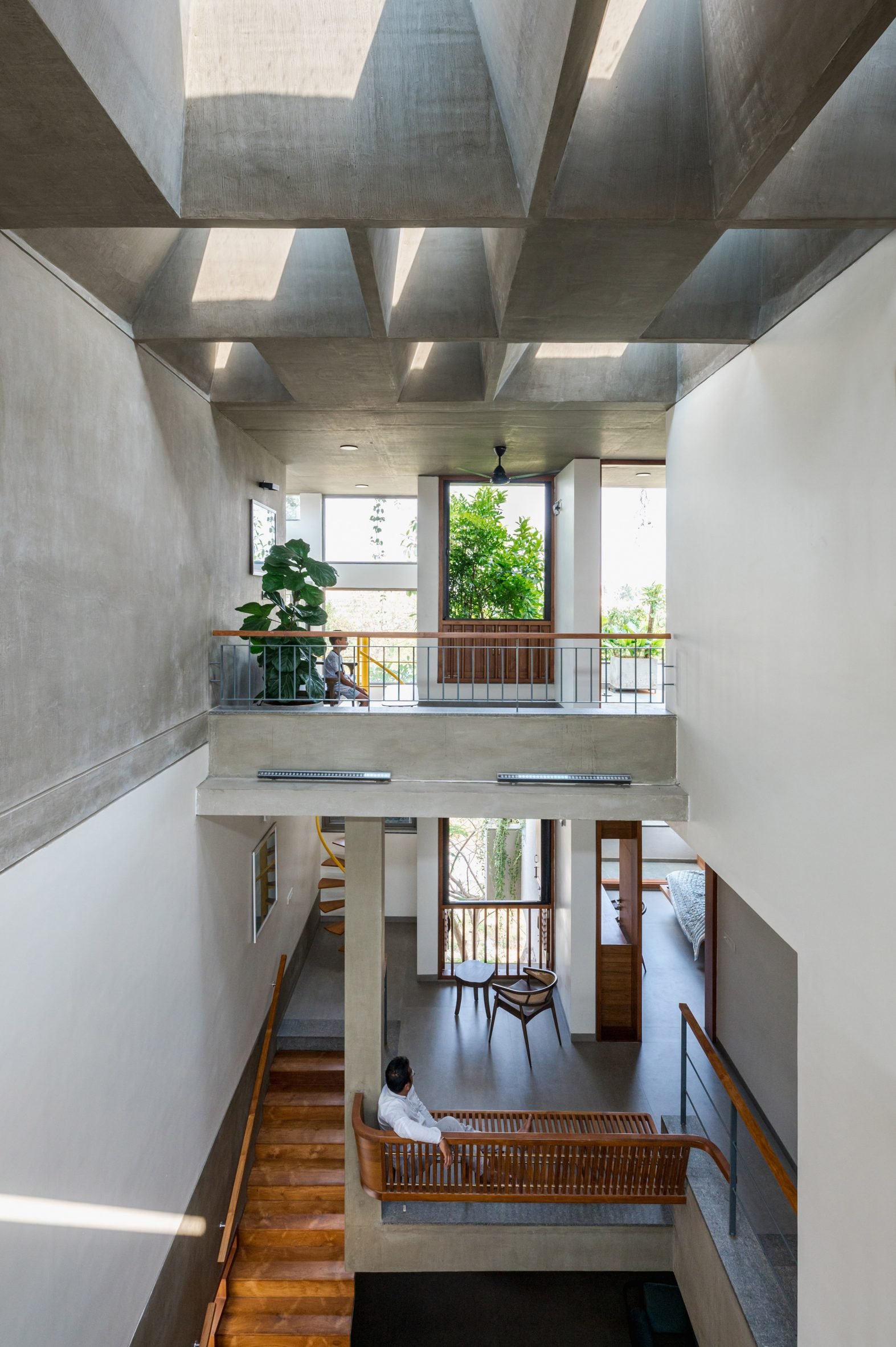 Interior view of Ineffable Light in Bangalore, India