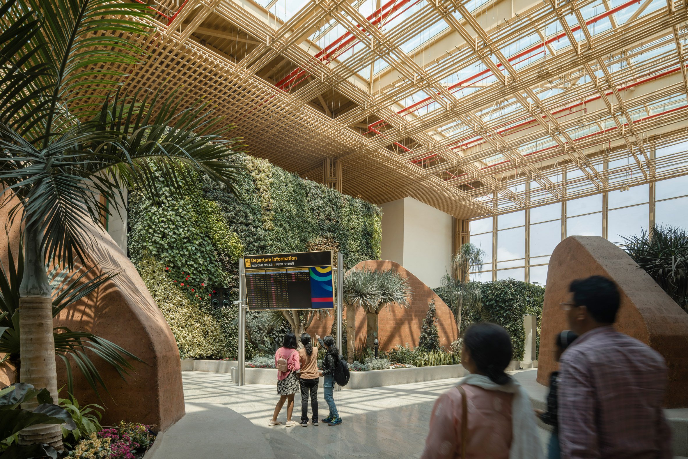 Interior view of second terminal at Kempegowda International Airport