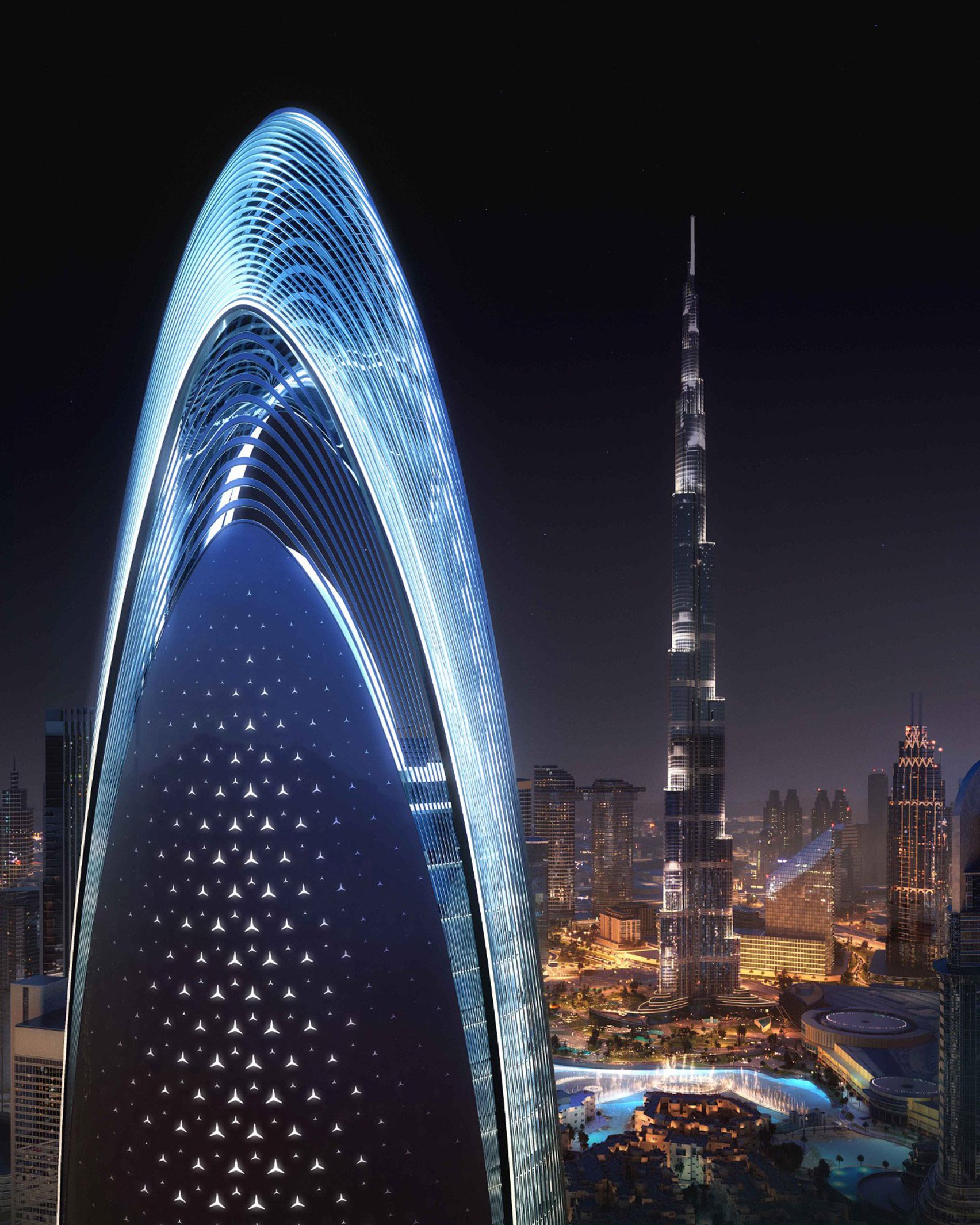 Mercedes-Benz skyscraper