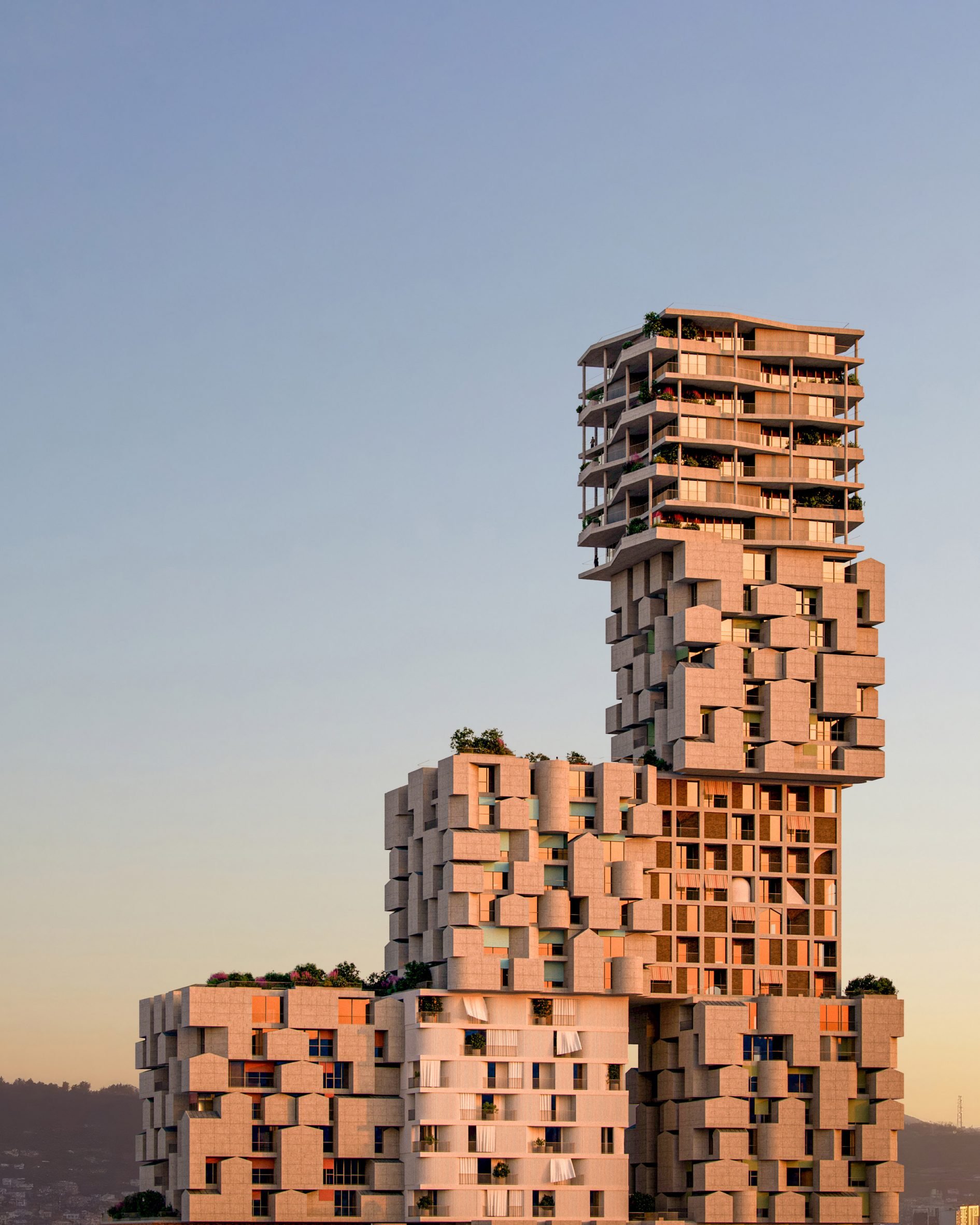 Hora Vertikale skyscraper in Tirana