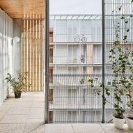 Balcony of Spanish social housing by Peris+Toral Arquitectes