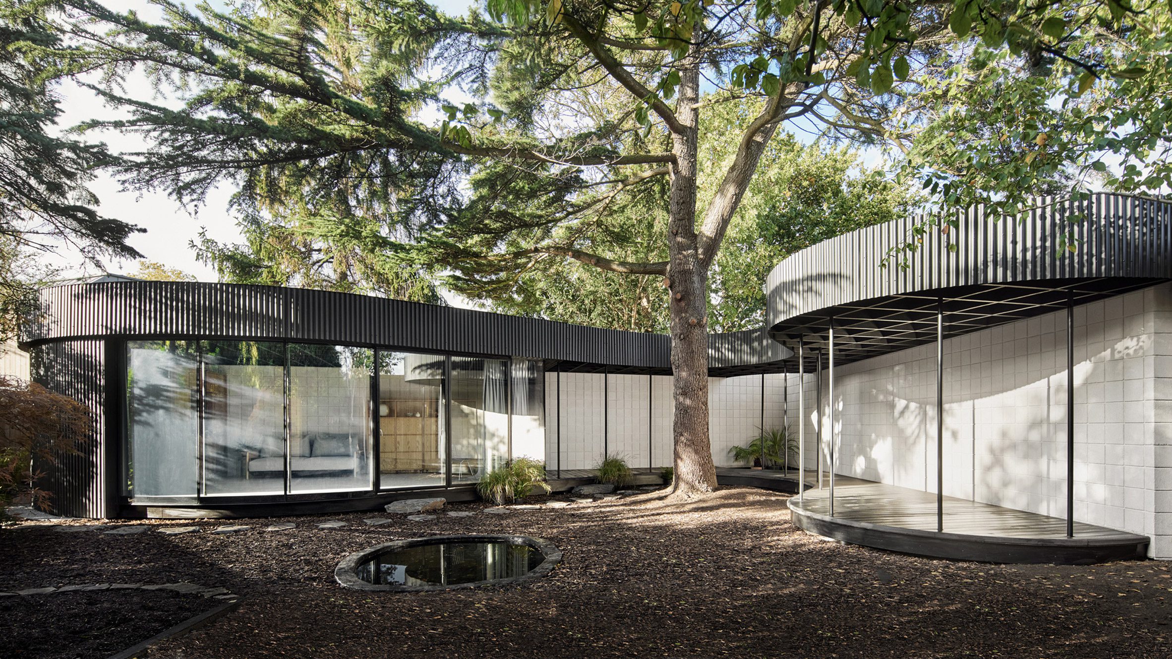 A Room Around a Tree in London by Tikari Works