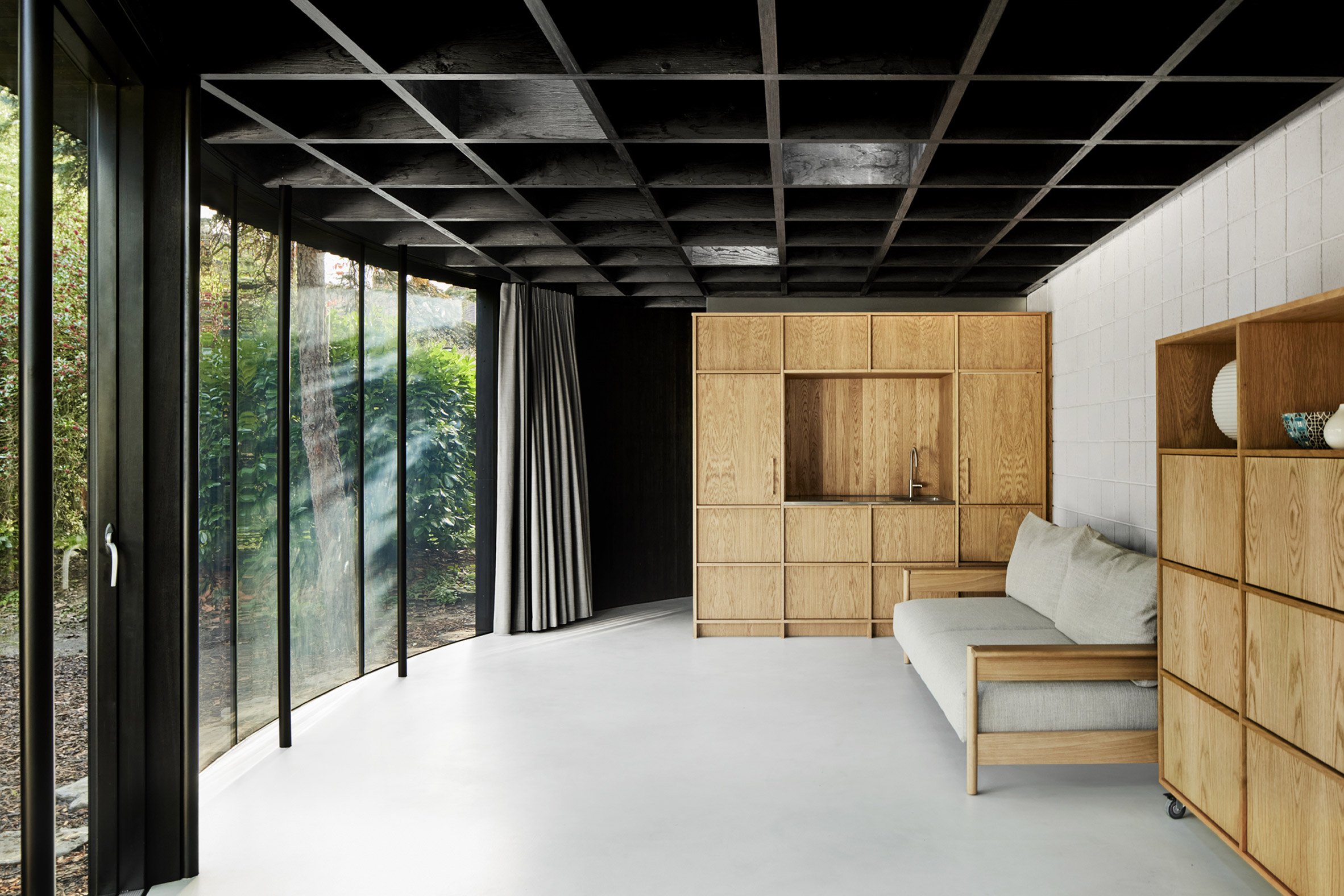 A Room Around a Tree in London by Tikari Works