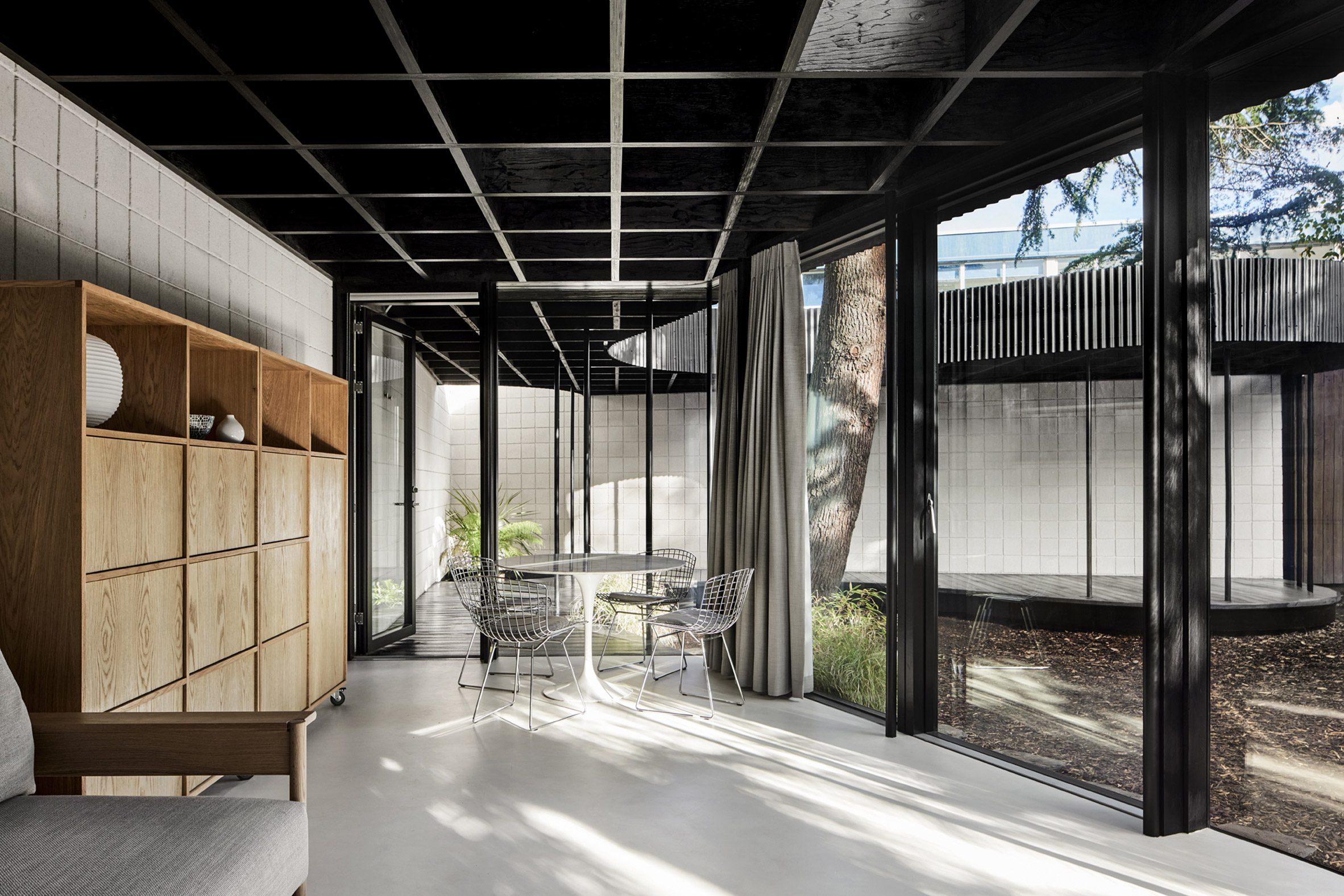 A Room Around a Tree in London by Tikari Works