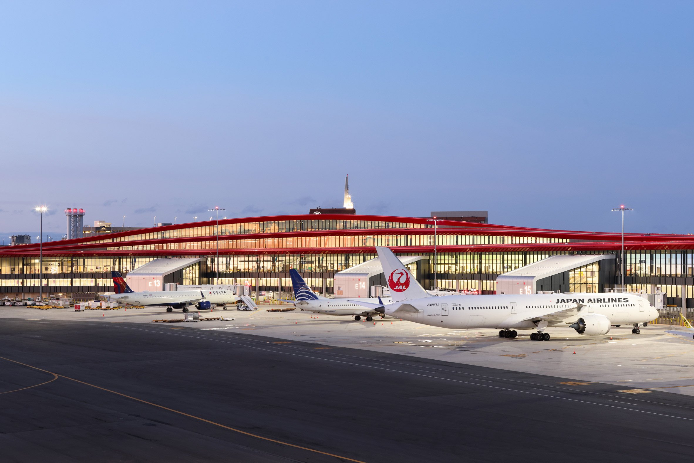Planes and Boston Airport