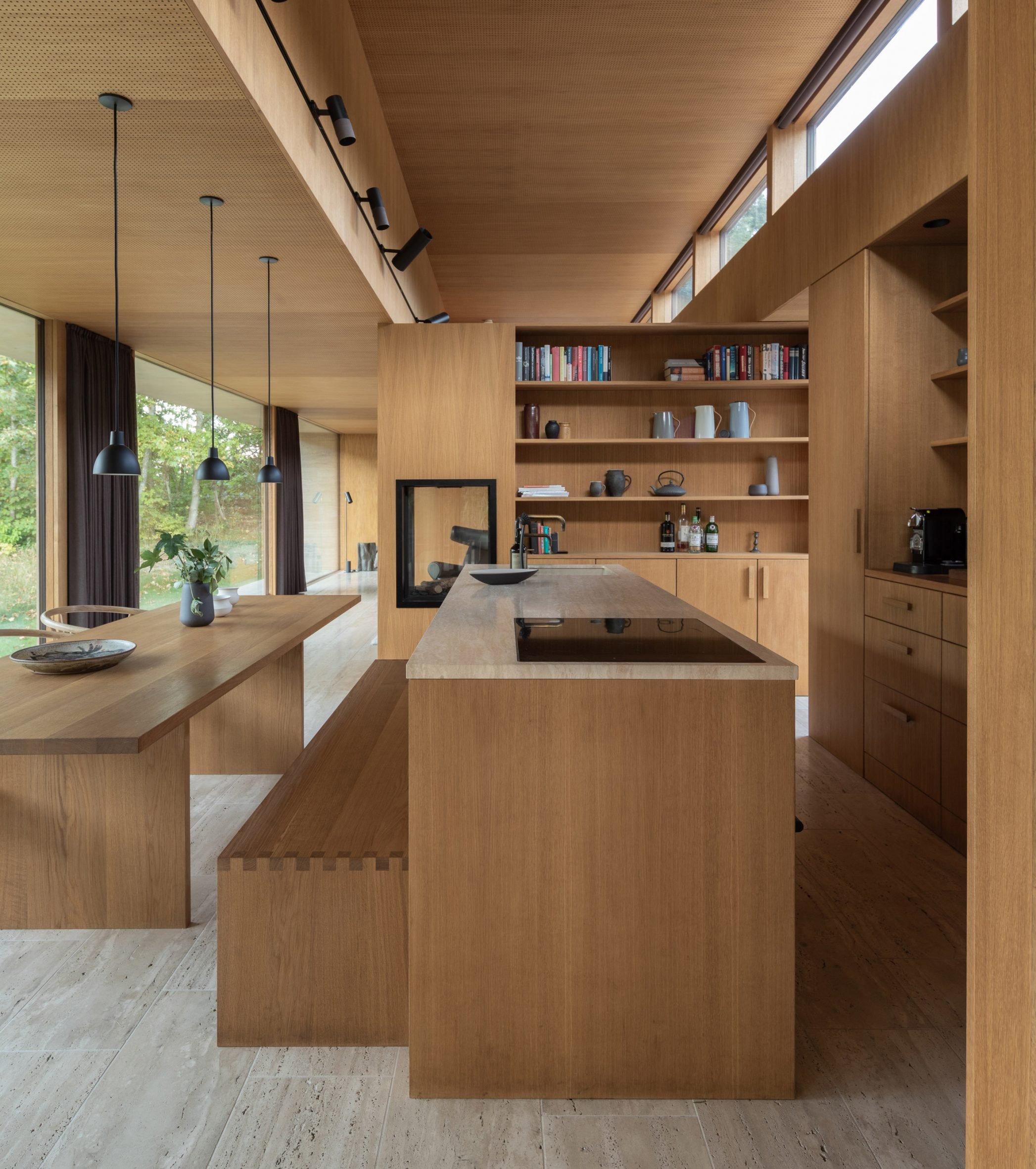 Interior of Vollerup Atrium House