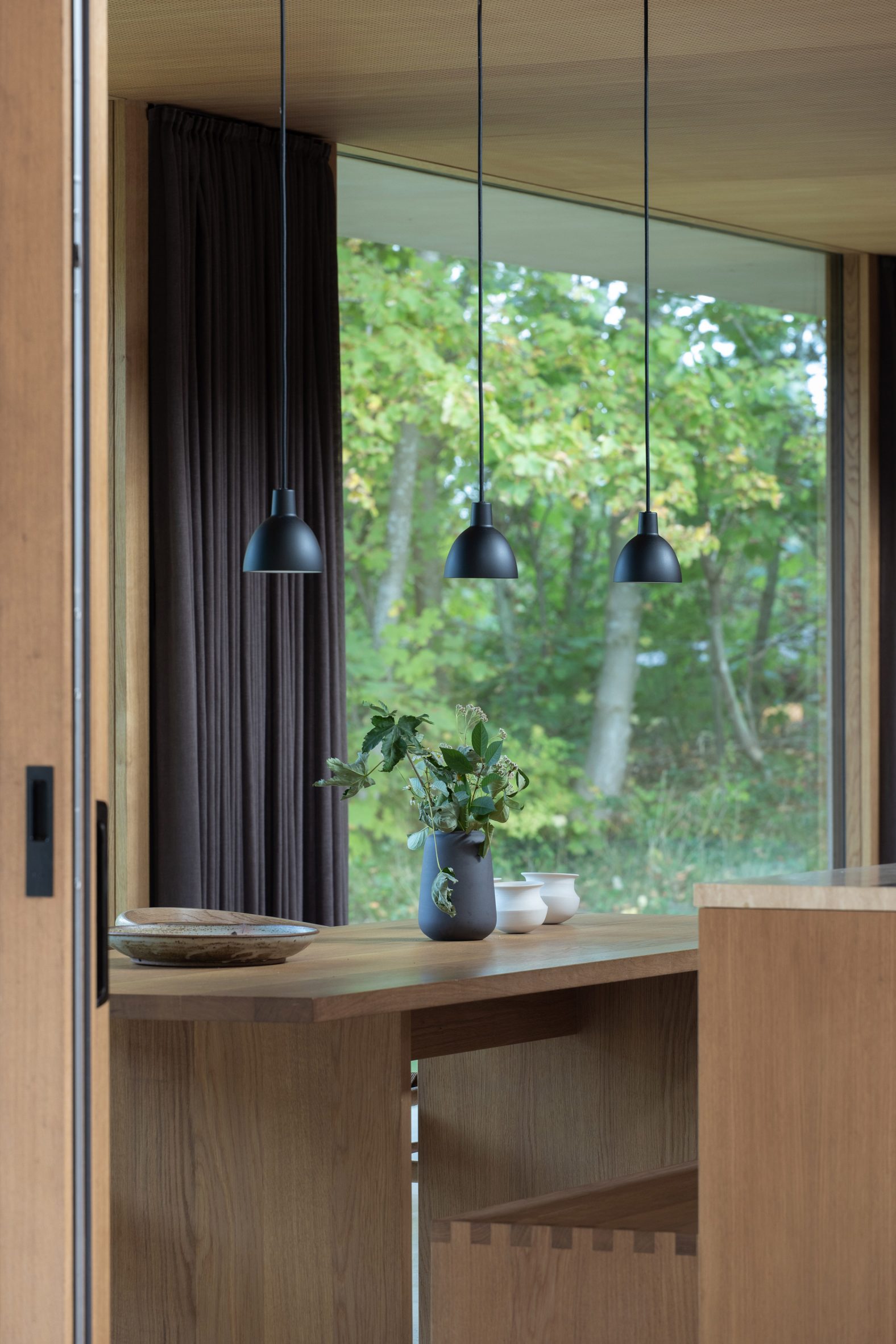 Built-in furniture in Danish house