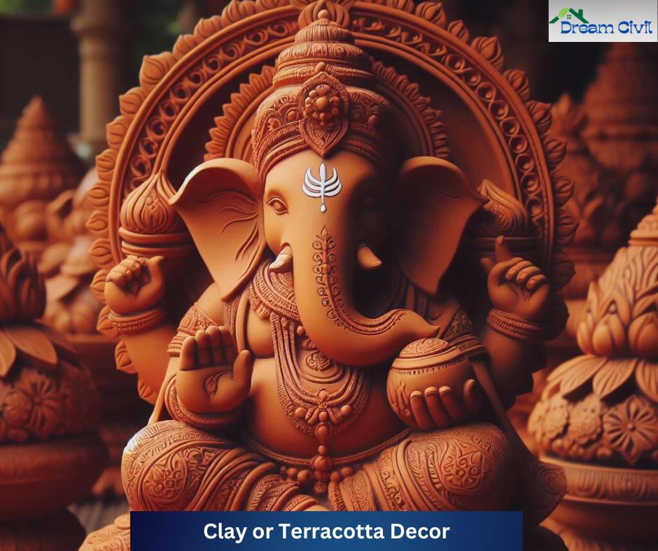 Clay or Terracotta Decor