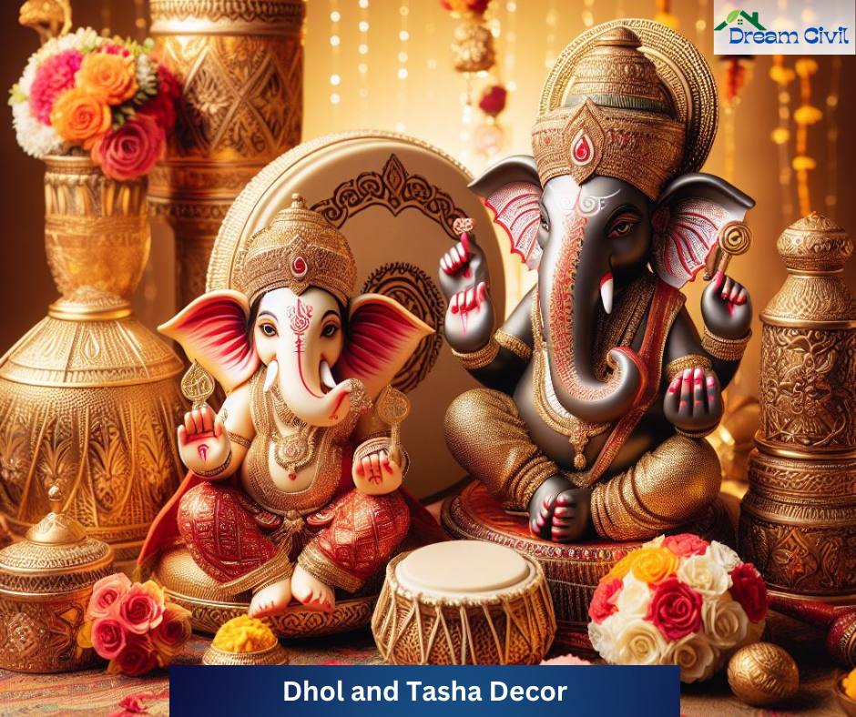Dhol and Tasha Decor