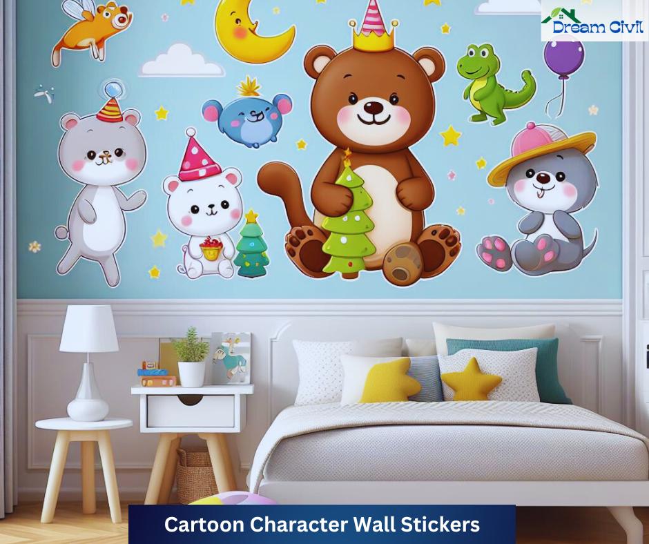 Cartoon Character Wall Stickers