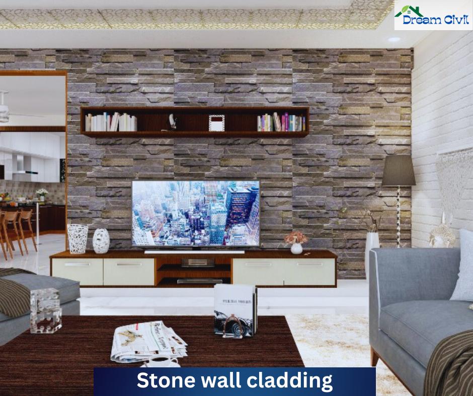 Stone wall cladding