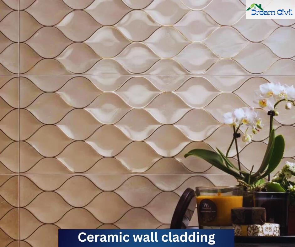 Ceramic wall cladding