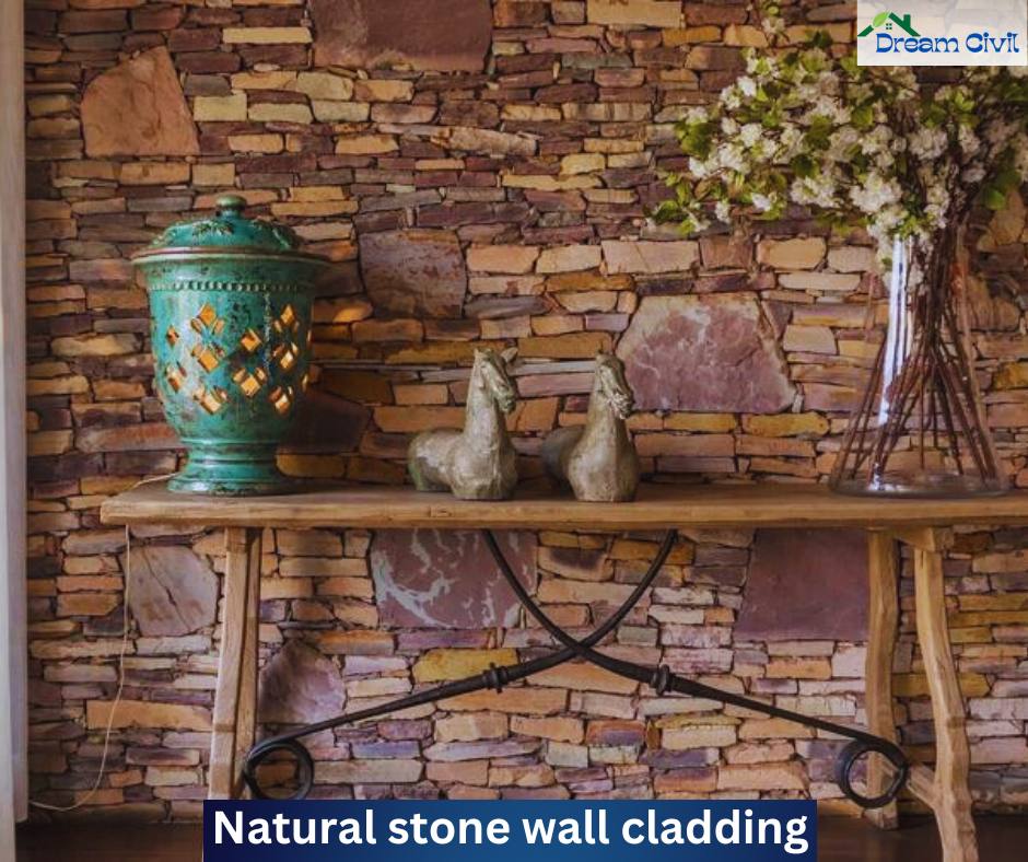 Natural stone wall cladding