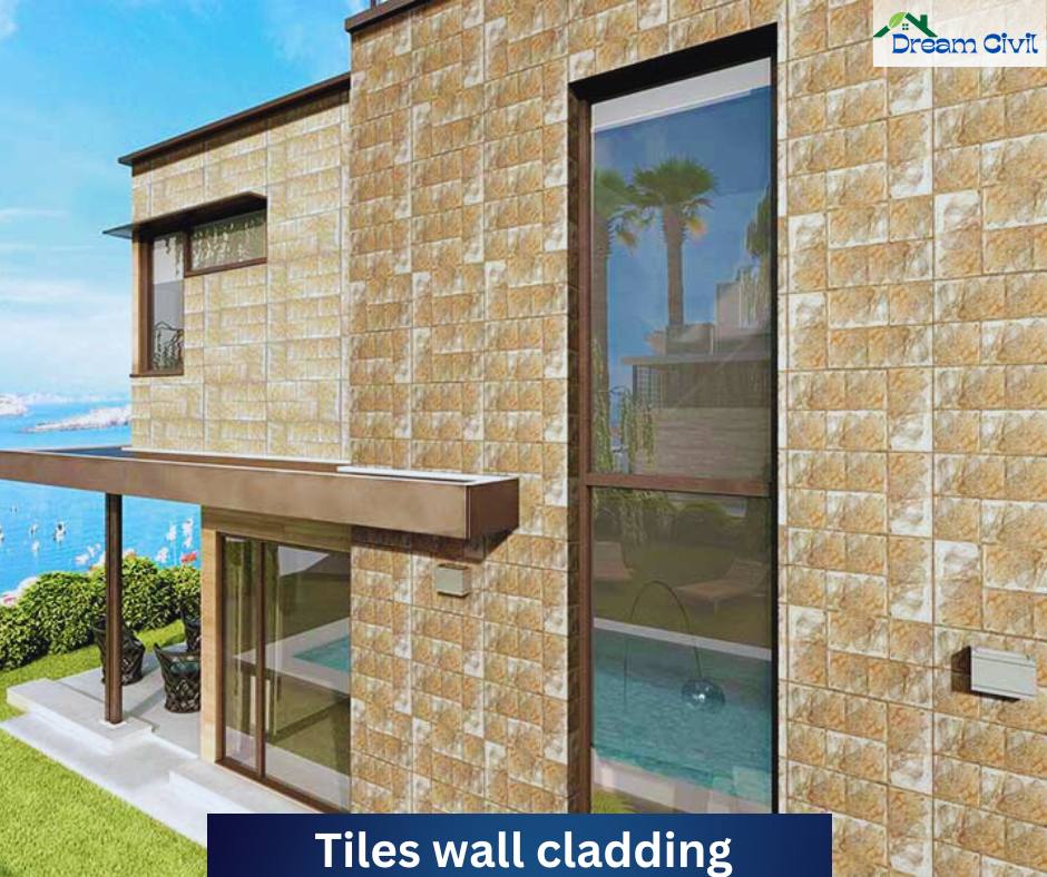 Tiles wall cladding