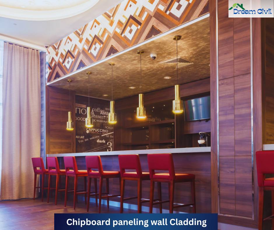 Chipboard paneling wall Cladding