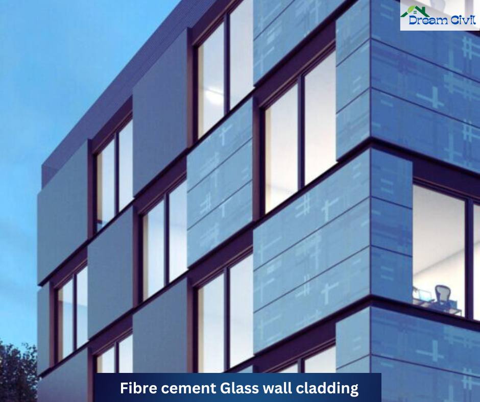 Fibre cement Glass wall cladding