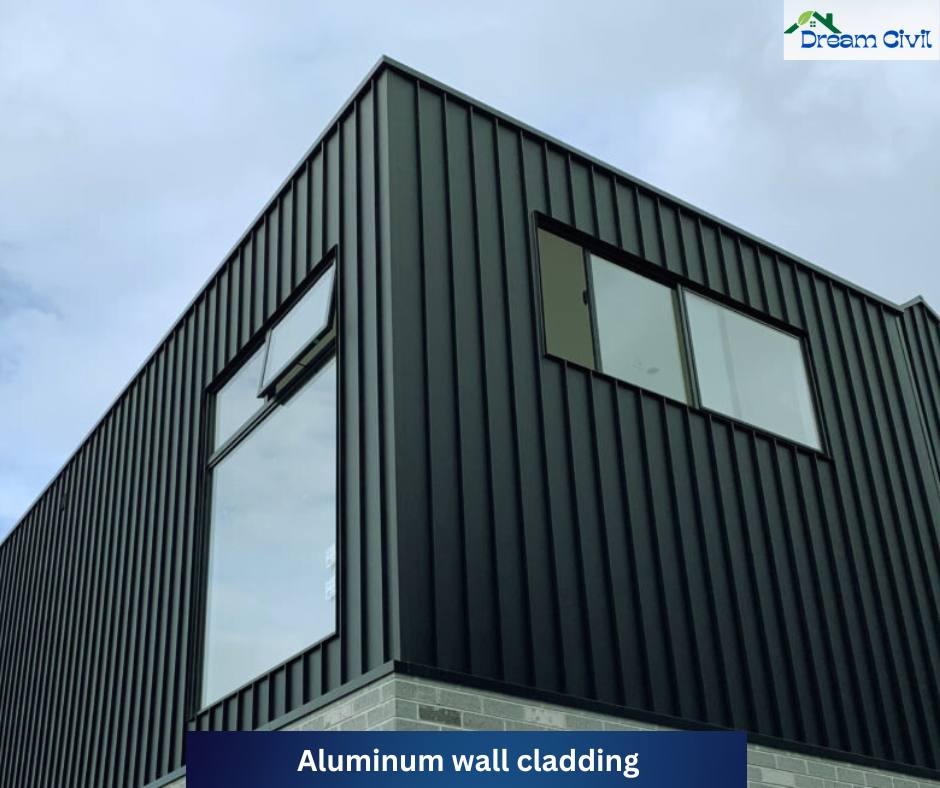 Aluminum wall cladding