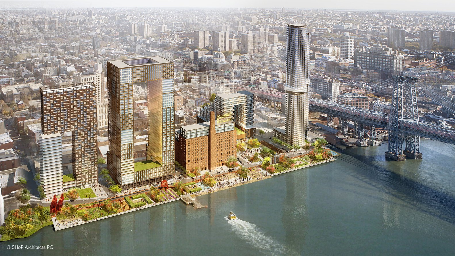 Domino Sugar Refinery by SHoP Architects, Williamsburg, New York