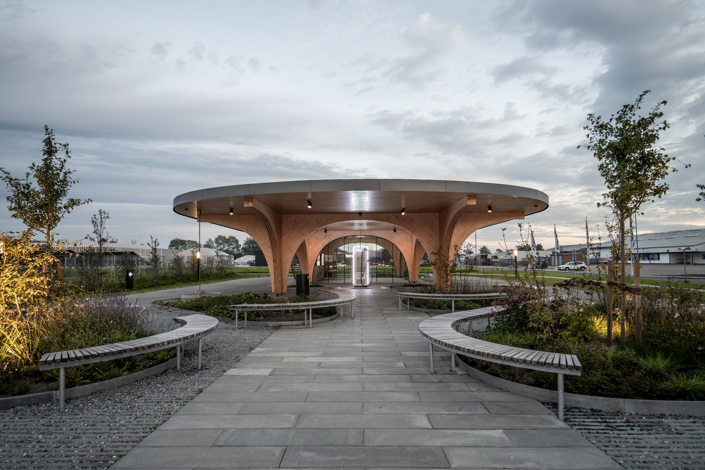 External view of EV Charging Station by EFFEKT in Denmark