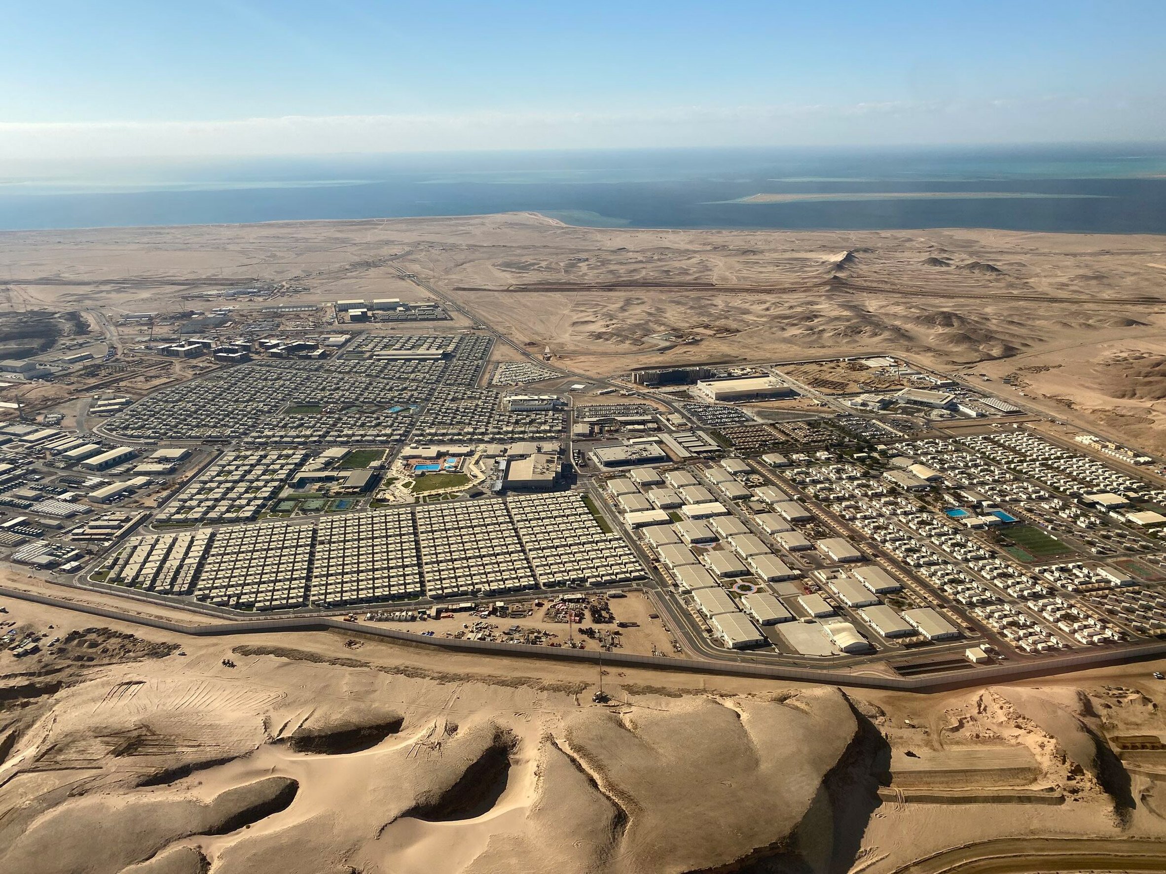 Construction camp for Neom