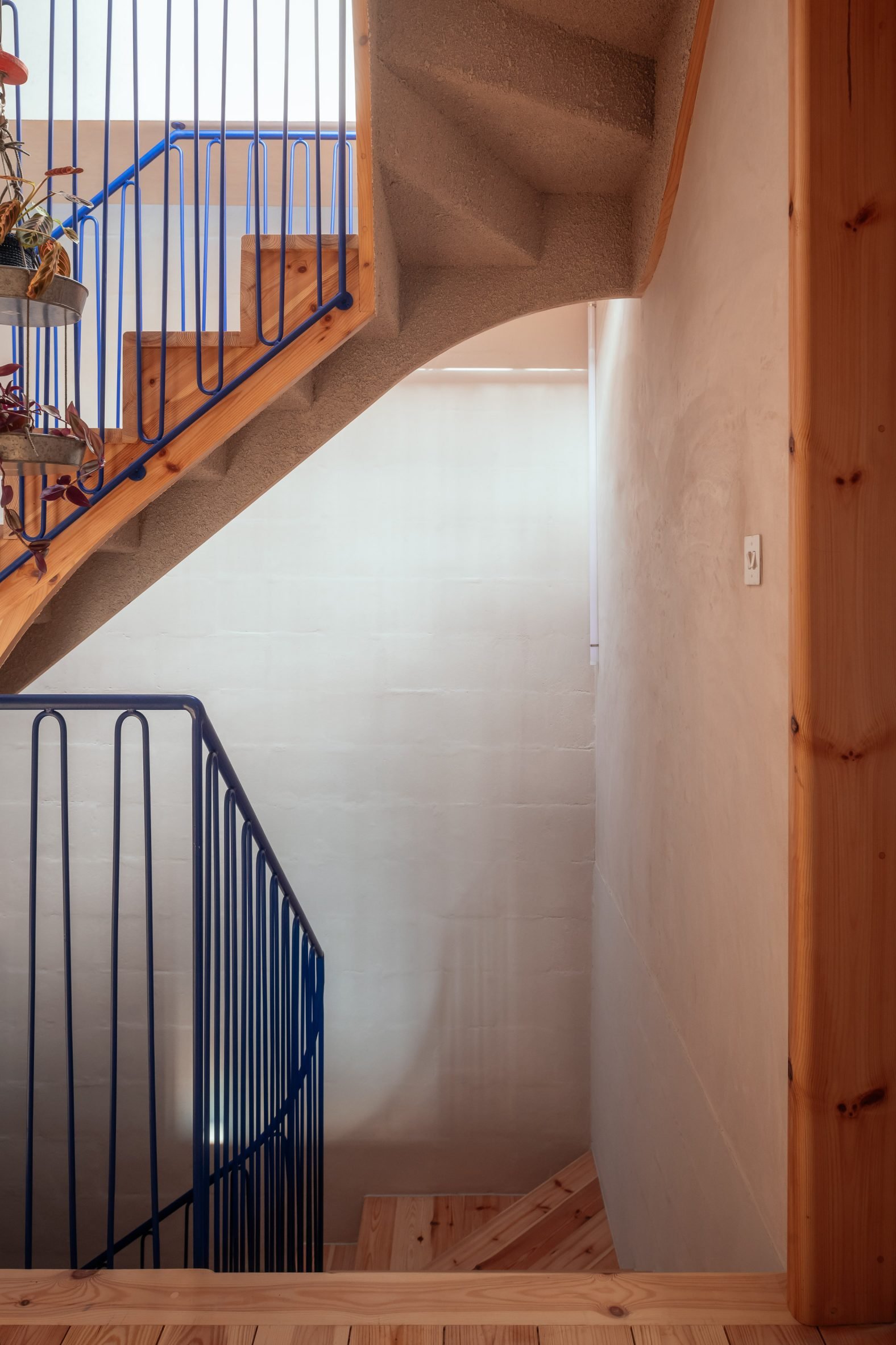 Stairwell of Peckham house by Surman Weston