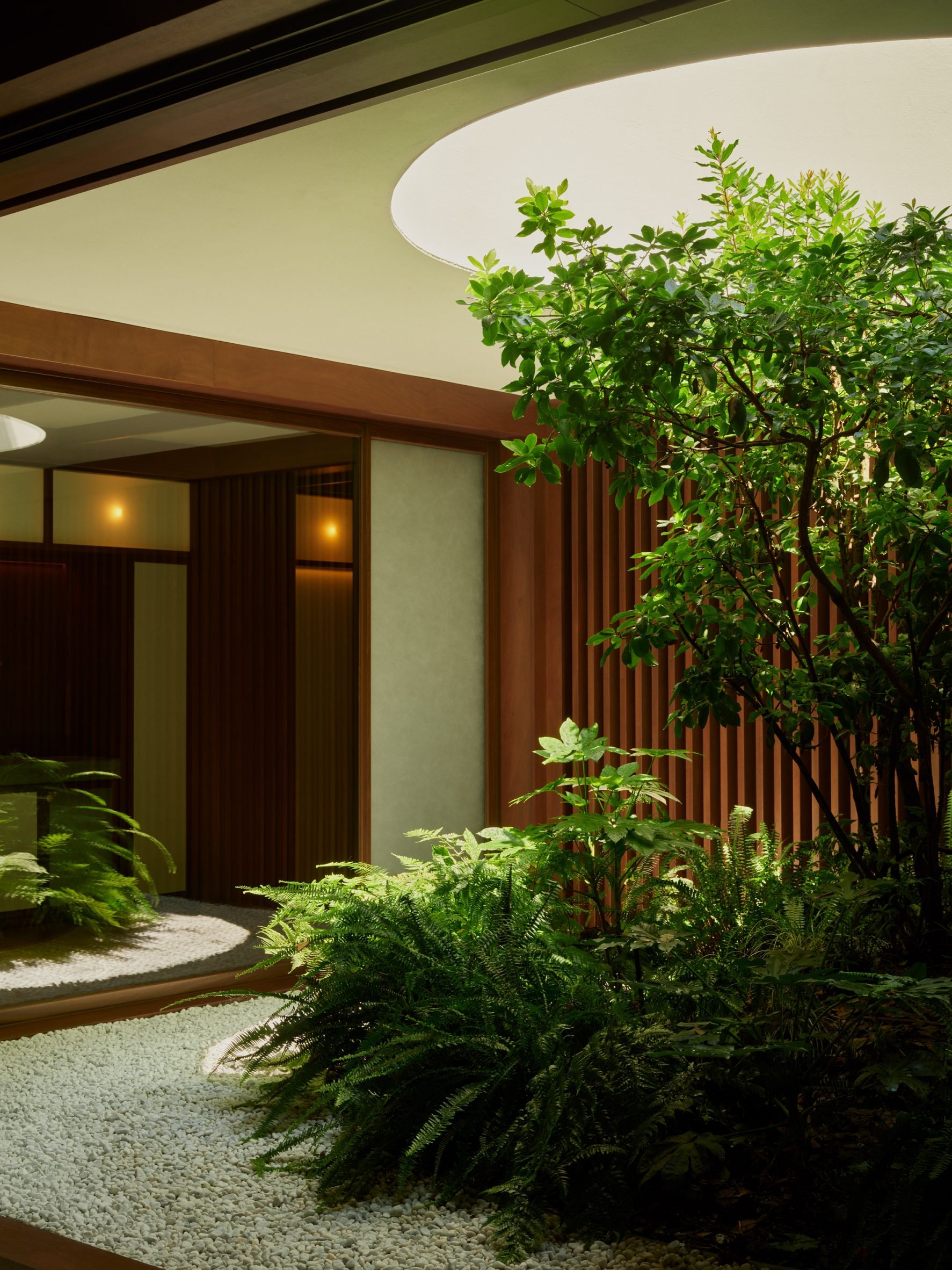 Dry spa at Lake Como resort by Herzog & de Meuron