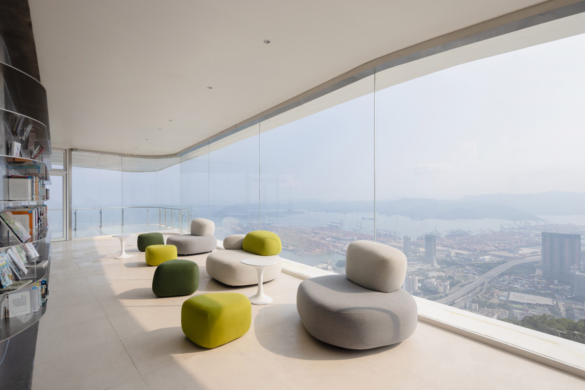 Bookshop within Yunhai Forest Service Station in Shenzhen, China