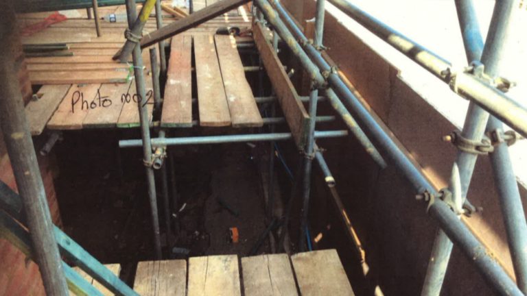 Construction fall from height