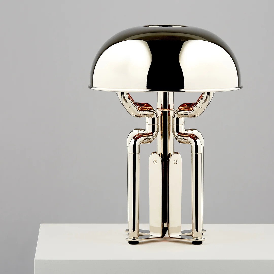 Image may contain Lamp Table Lamp and Lampshade