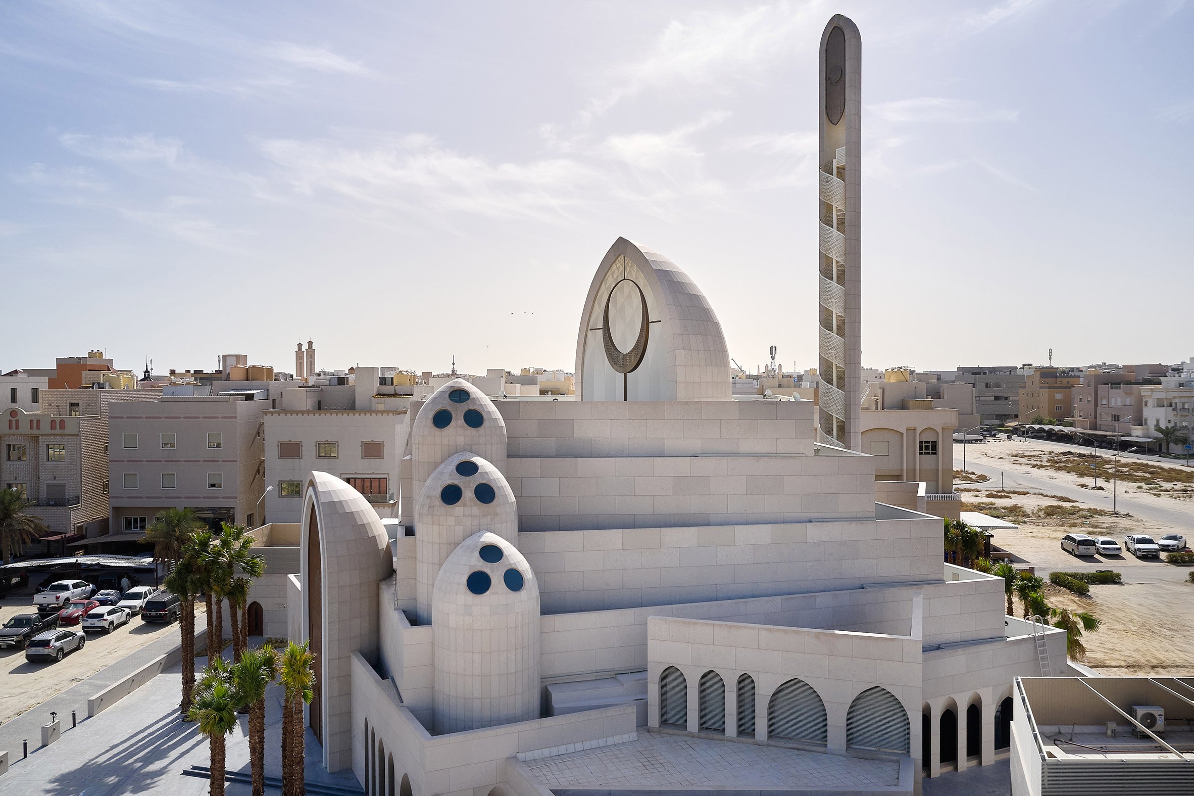 Half domes define the building's identity
