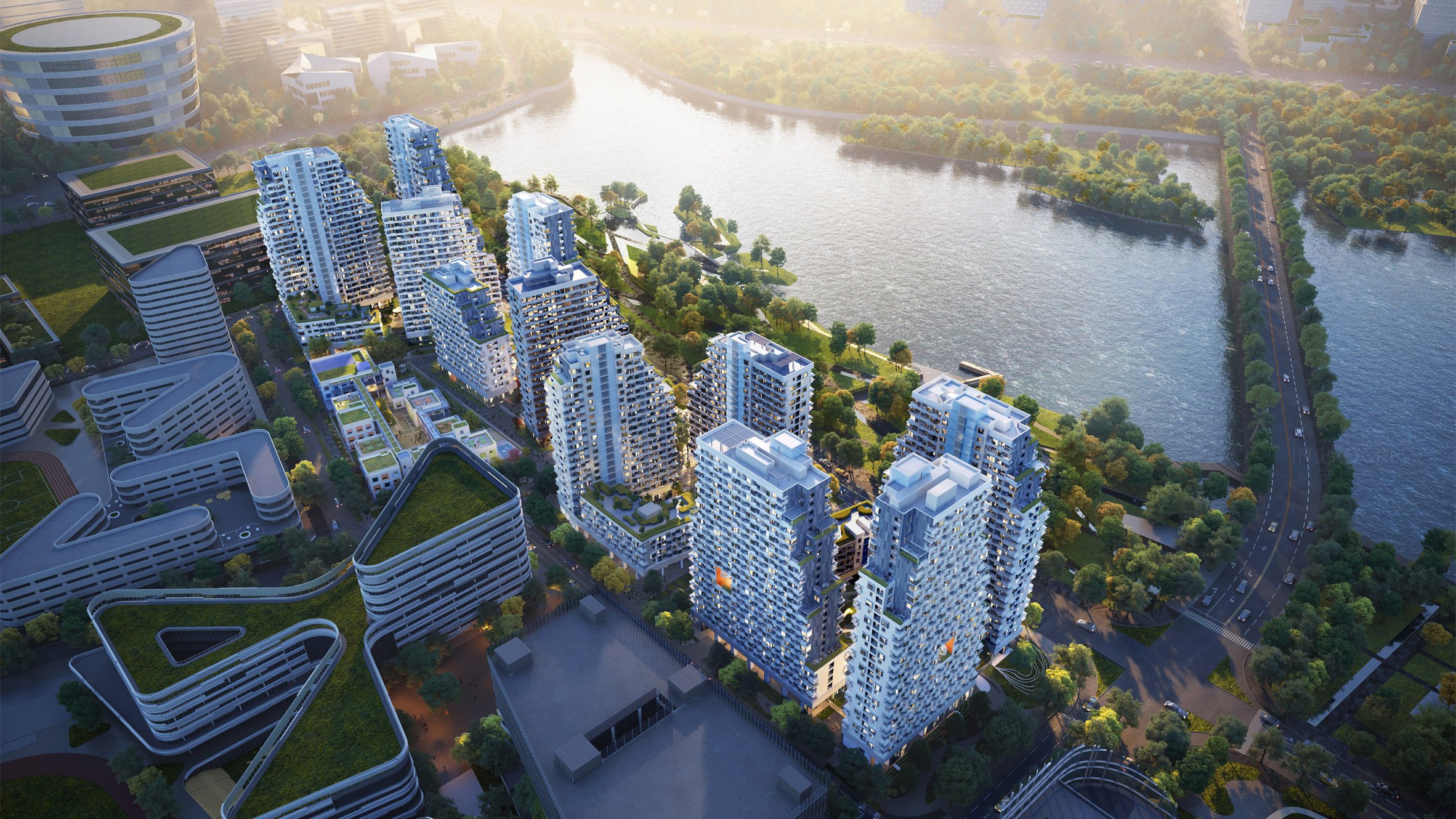 Tencent 5 residential complex by MVRDV