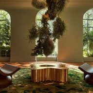 Golden Table in Bogota design exhibition